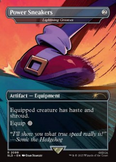 Lightning Greaves - Power Sneakers Secret Lair Drop - Sonic